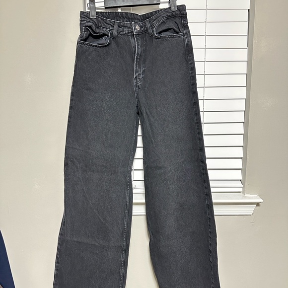 H&M Pants - H&M Ultra High-Rise Wide Leg Black Jeans